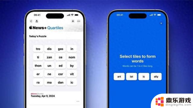 苹果iOS 17.5更新：Apple News 订阅者新增“Quartiles”文字游戏功能