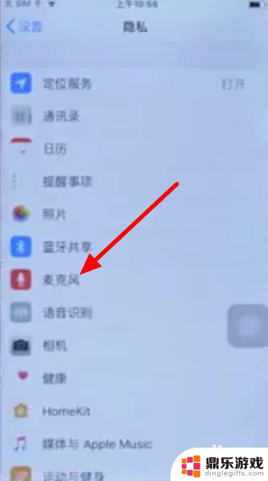苹果手机里的麦克风在哪里设置